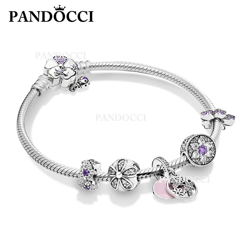 PANDOCCI 100% 925 Sterling Silver Flower Natural Bracelet Stringing Gift Set Vintage Jewelry Brand Factory Direct Sales 
PANDOCCI 100% 925 Sterling Silver Flower Natural Bracelet Stringing Gift Set Vintage Jewelry Brand Factory Direct Sales