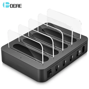 40W Multi USB Charger Hub Phone Charging Station For iPhone XS XR X 8 7 6 iPad Samsung S10 S9 Huawei Quick Charge 3.0 4 USB port
40W Multi USB Charger Hub Phone Charging Station For iPhone XS XR X 8 7 6 iPad Samsung S10 S9 Huawei Quick Charge 3.0 4 USB port