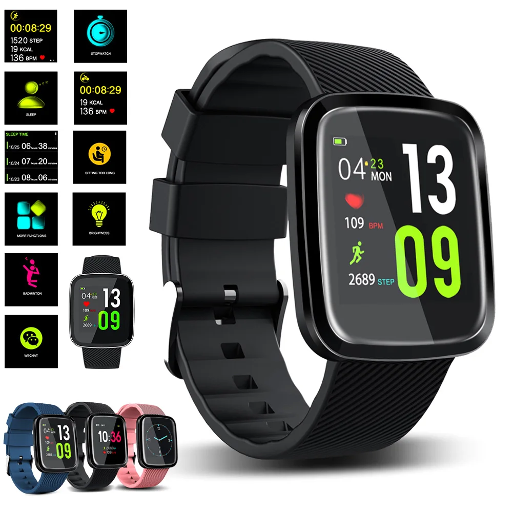 Waterproof Smart Watch Wristband Bluetooth Real-Time Heart Rate Sleep Monitor New Arrival
Waterproof Smart Watch Wristband Bluetooth Real-Time Heart Rate Sleep Monitor New Arrival