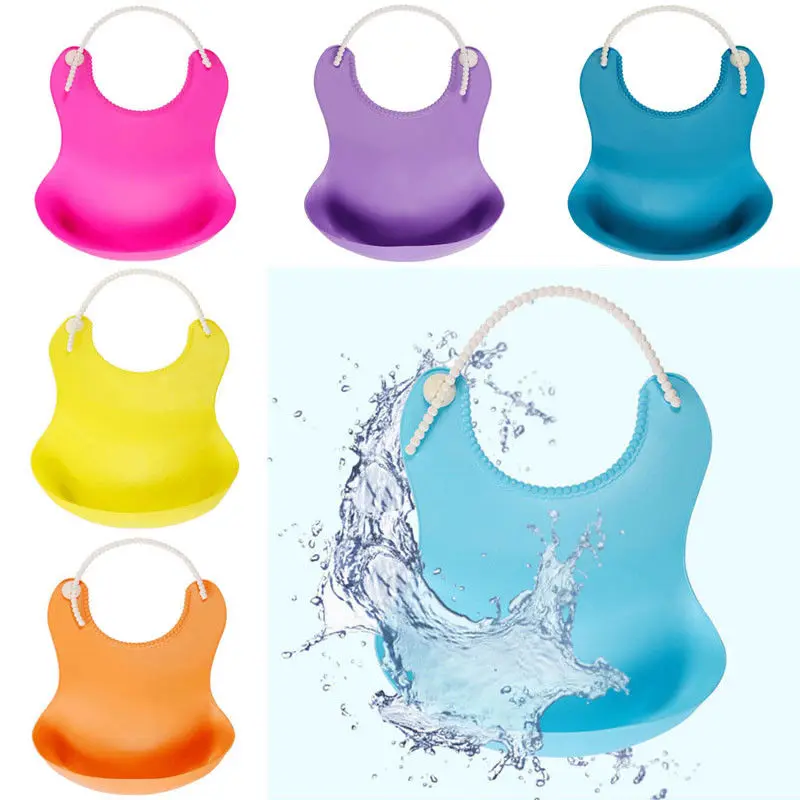 Washable Waterproof Cute Baby Soft Feeding Silicone Bib Waterproof Saliva Dripping Kid Infant Lunch Bibs Food Catcher Pocket
Washable Waterproof Cute Baby Soft Feeding Silicone Bib Waterproof Saliva Dripping Kid Infant Lunch Bibs Food Catcher Pocket