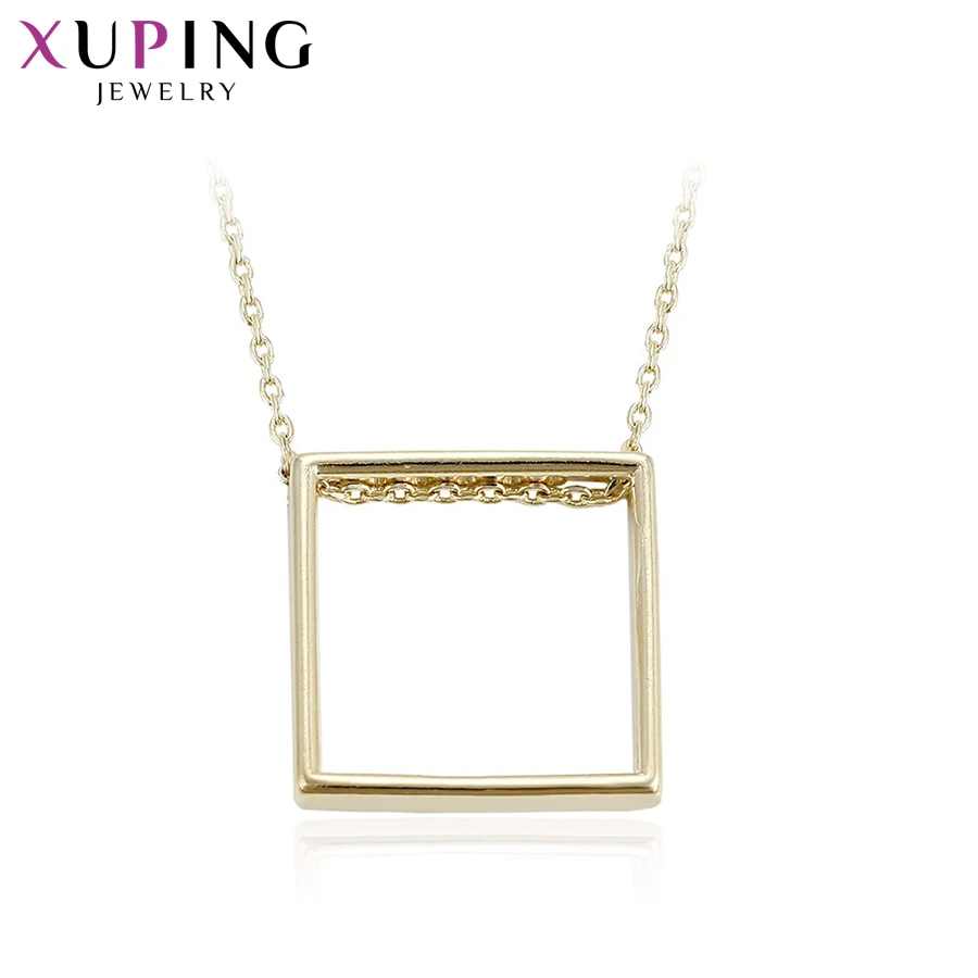 Xuping Fashion Square Pendant Necklace Long Necklace Chain Jewelry for Women Thanksgiving Gifts S40-43763
Xuping Fashion Square Pendant Necklace Long Necklace Chain Jewelry for Women Thanksgiving Gifts S40-43763