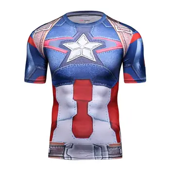 Captain America T-shirts For Men Civil War Avengers Cosplay Costume Fitness Tops For Male short Sleeve Basketball Jerseys
Captain America T-shirts For Men Civil War Avengers Cosplay Costume Fitness Tops For Male short Sleeve Basketball Jerseys