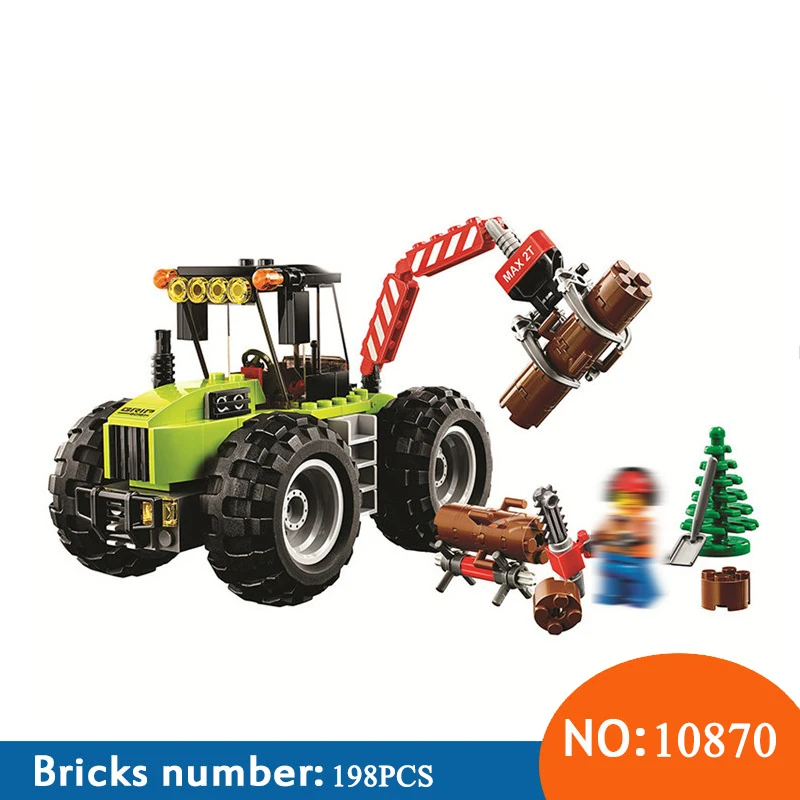 BELA 10870 180pcs City Series of Forestry Tractor Engineering Vehic Building Blocks Compatible 60181 Bricks Toys For Children
BELA 10870 180pcs City Series of Forestry Tractor Engineering Vehic Building Blocks Compatible 60181 Bricks Toys For Children