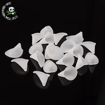 Frosted Acrylic Bead Caps, Flower, White, 25x15x19.5mm, Hole: 1mm; about 800pcs/500g
Frosted Acrylic Bead Caps, Flower, White, 25x15x19.5mm, Hole: 1mm; about 800pcs/500g