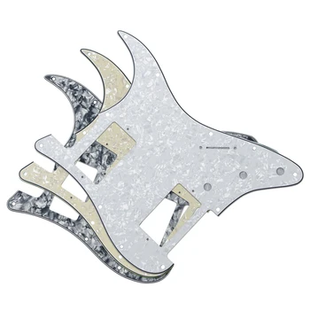 3pcs 11 Holes Electric Guitar Pickguard HH 4Ply for American Big Apple/Standard FD Strat Style Guitar , Grey/White/Aged Pearl
3pcs 11 Holes Electric Guitar Pickguard HH 4Ply for American Big Apple/Standard FD Strat Style Guitar , Grey/White/Aged Pearl