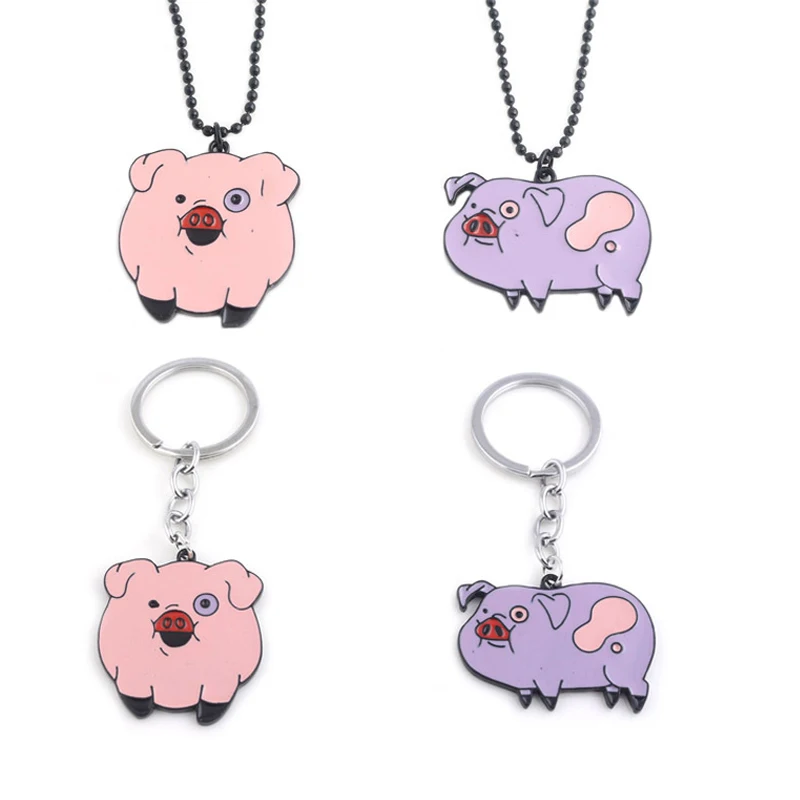 Anime Gravity Falls Action Figure Toys Cartoon Pig Model Keychain Pendants Metal Necklace Cosplay Accessories Gift
Anime Gravity Falls Action Figure Toys Cartoon Pig Model Keychain Pendants Metal Necklace Cosplay Accessories Gift