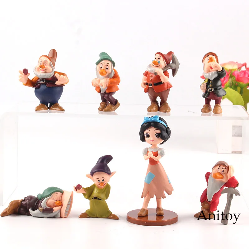 Cartoon Princess Snow White and the Seven Dwarfs PVC Figures Toys Mini collection Model Doll for Kids 8pcs/set
Cartoon Princess Snow White and the Seven Dwarfs PVC Figures Toys Mini collection Model Doll for Kids 8pcs/set