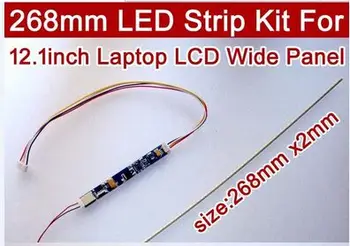 5PCS 268mm Adjustable brightness led backlight strip kit,Update 12.1inch-wide laptop LCD ccfl panel to LED backlight
5PCS 268mm Adjustable brightness led backlight strip kit,Update 12.1inch-wide laptop LCD ccfl panel to LED backlight