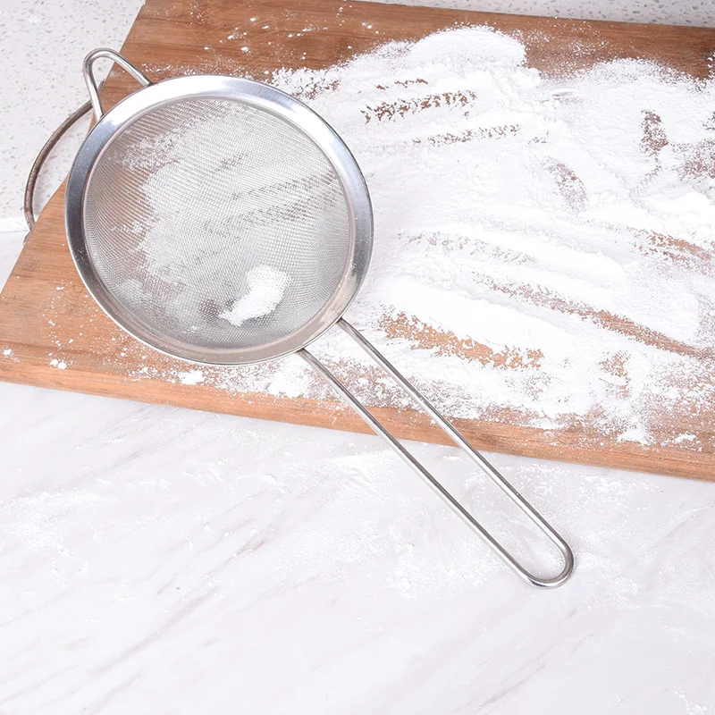 Sale DIY Wire Fine Mesh Flour Sifter Sieve Oil Strainer Colanders Stainless Steel 1PC Kitchen Tools
Sale DIY Wire Fine Mesh Flour Sifter Sieve Oil Strainer Colanders Stainless Steel 1PC Kitchen Tools