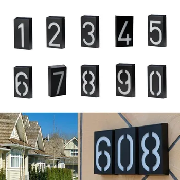 Solar Powered Wall Mount 6 LED Bulb Lamp Illumination Doorplate Lamp House Number Porch Lights Address Number Street Road Wall
Solar Powered Wall Mount 6 LED Bulb Lamp Illumination Doorplate Lamp House Number Porch Lights Address Number Street Road Wall