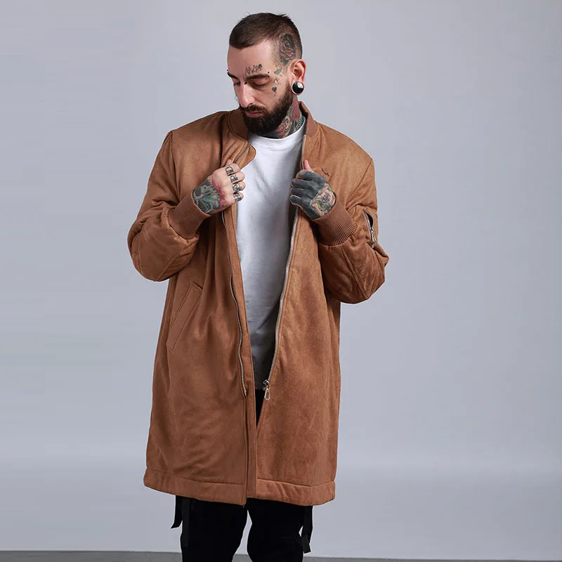 Autumn and Winter Men's Long Coat Suede Cotton Clothing Tide Brand Long Size Jacket Men Fashion Parkas
Autumn and Winter Men's Long Coat Suede Cotton Clothing Tide Brand Long Size Jacket Men Fashion Parkas
