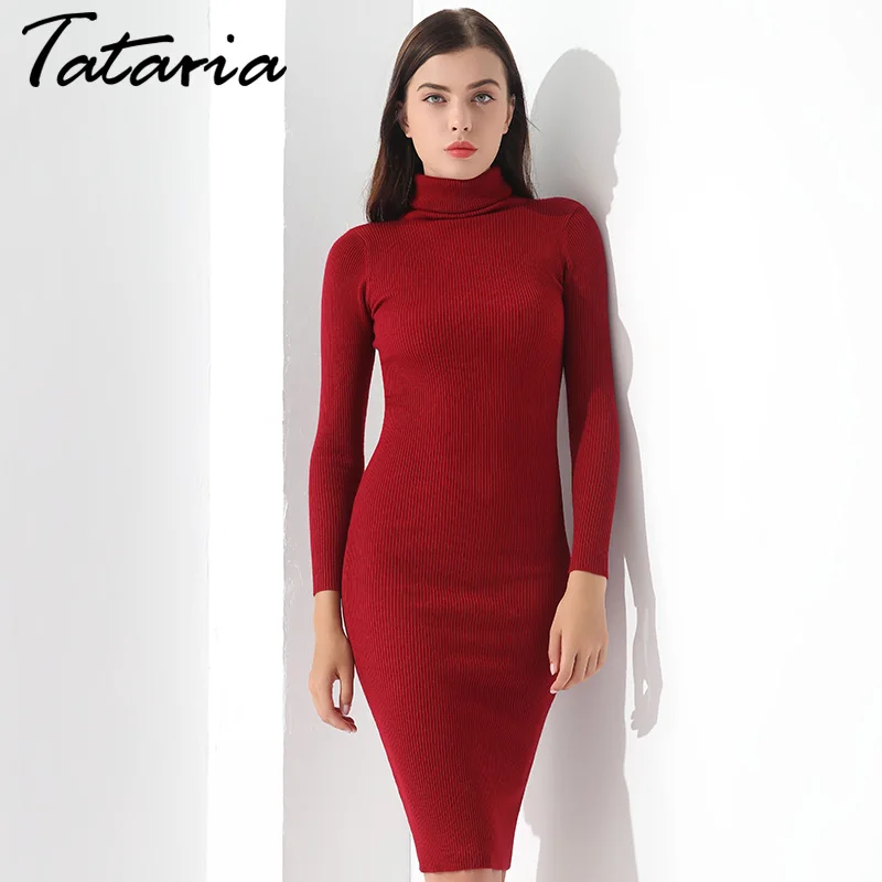 Long Kintted Sweater Dress Women Spring Turtleneck Women Dresses Slim Bodycon Dress Pullover Female Fashion 2019 For Women
Long Kintted Sweater Dress Women Spring Turtleneck Women Dresses Slim Bodycon Dress Pullover Female Fashion 2019 For Women