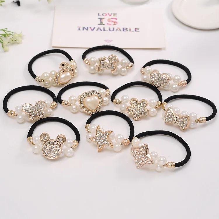 1 PCS New Headwear Rhinestone Pearl Hair Ropes Hair Ring Female Headdress Elastic Hair Band Adult Accessories For Women
1 PCS New Headwear Rhinestone Pearl Hair Ropes Hair Ring Female Headdress Elastic Hair Band Adult Accessories For Women