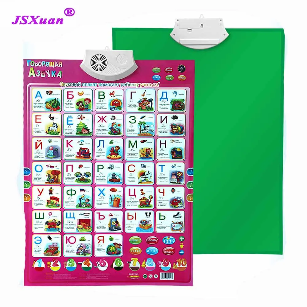 JSXuan 2018 New Russian language Learning baby Education Learning Machine toy Alphabet Music Phonic Wall Hanging Chart gift
JSXuan 2018 New Russian language Learning baby Education Learning Machine toy Alphabet Music Phonic Wall Hanging Chart gift