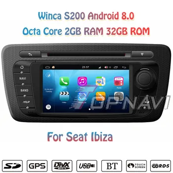 Topnavi 7" Octa Core S200 Android 8.0 Car DVD Multimedia Player for Seat Ibiza Auto Audio Radio Stereo Double DIN GPS Navigation
Topnavi 7" Octa Core S200 Android 8.0 Car DVD Multimedia Player for Seat Ibiza Auto Audio Radio Stereo Double DIN GPS Navigation
