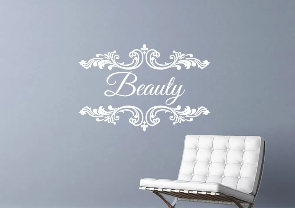 Personalised Beauty Hair Salon Wall Stickers Spa NAME Damask Swirls Wall Window Art Sticker Wallpaper Artistic Design SA466
Personalised Beauty Hair Salon Wall Stickers Spa NAME Damask Swirls Wall Window Art Sticker Wallpaper Artistic Design SA466