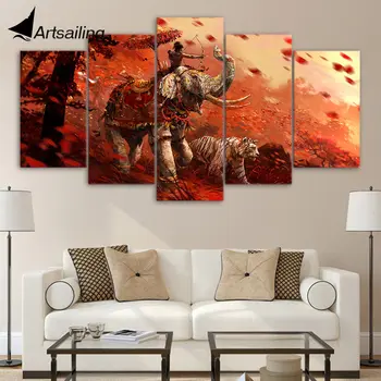 ArtSailing 5 piece canvas art HD print game poster Far Cry 4 Forest painting picture for living room wall free shipping UP-1915C
ArtSailing 5 piece canvas art HD print game poster Far Cry 4 Forest painting picture for living room wall free shipping UP-1915C