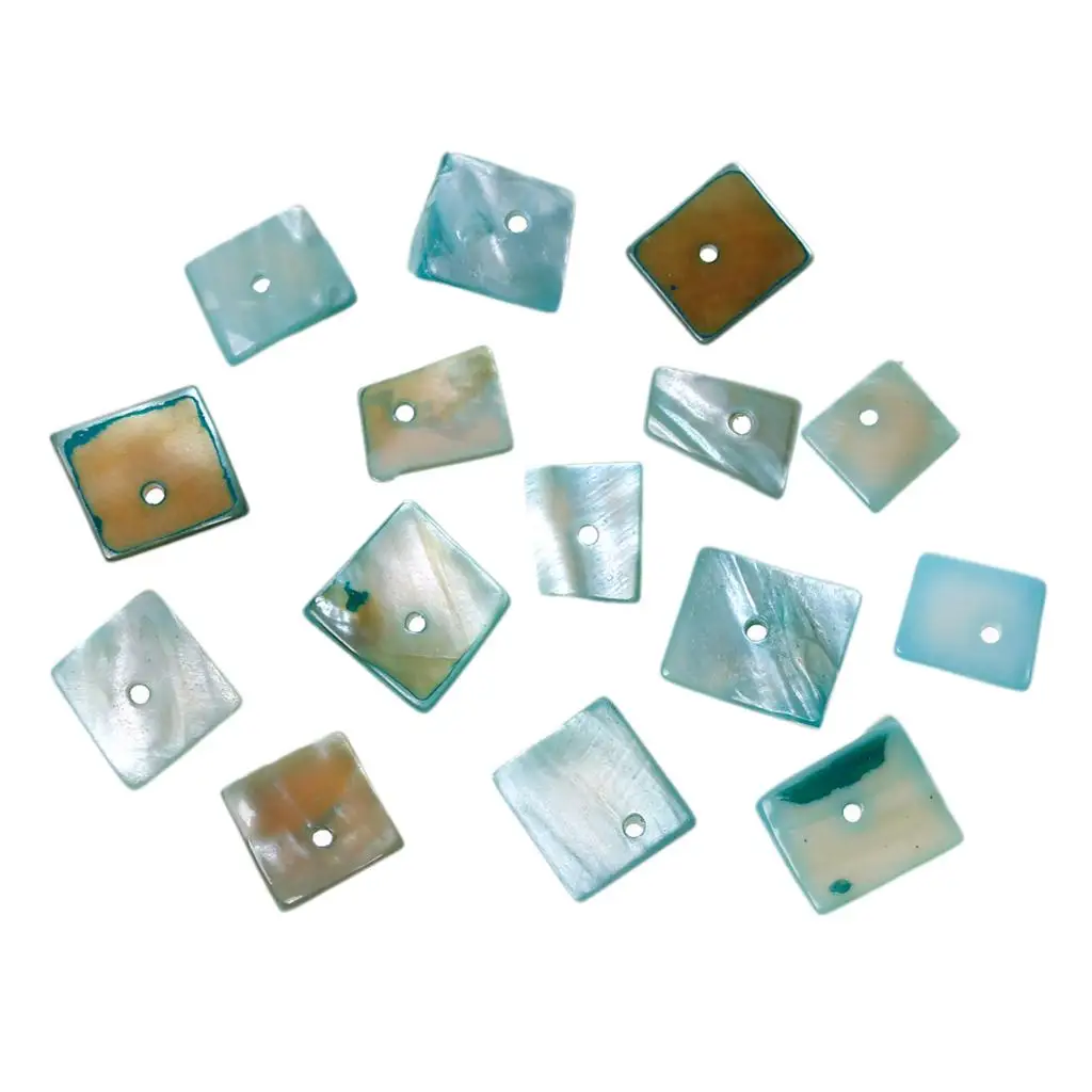 

DoreenBeads Shell Loose Beads Irregular Skyblue About 9mm-13mm x 7mm-10mm, Hole:Approx 1.2mm, 15 Grams