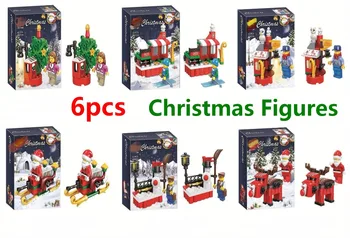 6 pcs/set Christmas Festival Santa Claus Tree Elk Building Blocks Figures Scenes Model Compatible With Lego Kids Toys Best Gifts
6 pcs/set Christmas Festival Santa Claus Tree Elk Building Blocks Figures Scenes Model Compatible With Lego Kids Toys Best Gifts