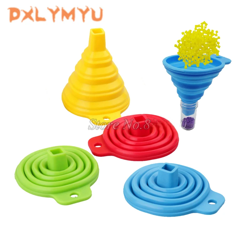 Diamond Embroidery Accessories Tools 4 Colors Convenient Collapsible Silicone Funnel Diy Diamond Painting Tools For Rhinestones
Diamond Embroidery Accessories Tools 4 Colors Convenient Collapsible Silicone Funnel Diy Diamond Painting Tools For Rhinestones