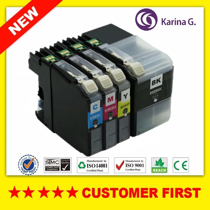 Compatible For Brother LC569 LC565 ink cartridges For Brother MFC-J3520 MFC-J3720 printer
Compatible For Brother LC569 LC565 ink cartridges For Brother MFC-J3520 MFC-J3720 printer