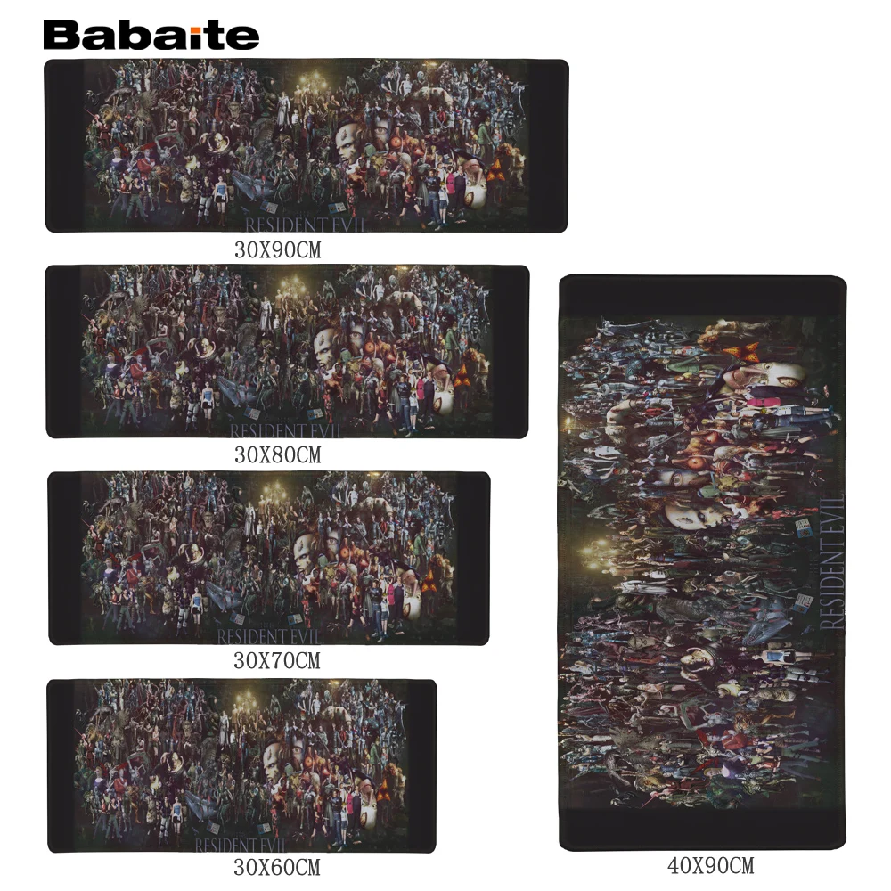Babaite Top Selling Raton Resident Evil Mouse Pad Computer Game Mouse Laptop Mouse Pad Rubber Pads Durable Locking Edge
Babaite Top Selling Raton Resident Evil Mouse Pad Computer Game Mouse Laptop Mouse Pad Rubber Pads Durable Locking Edge