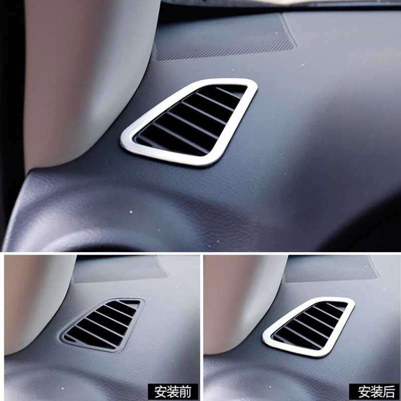 For Nissan Terra 2018 2PCS Matte ABS Chrome Car Front Air Conditioner Vent Outlet Cover Trim Moldings Car Styling Accessories
For Nissan Terra 2018 2PCS Matte ABS Chrome Car Front Air Conditioner Vent Outlet Cover Trim Moldings Car Styling Accessories