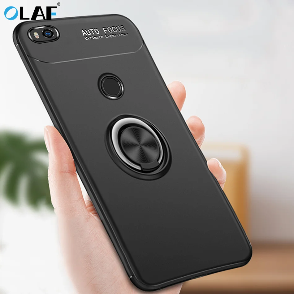 Чехол для телефона OLAF с магнитным кольцом подставкой Xiaomi Mi Note 3 6 6X 8 SE Mix 2 2S чехол
