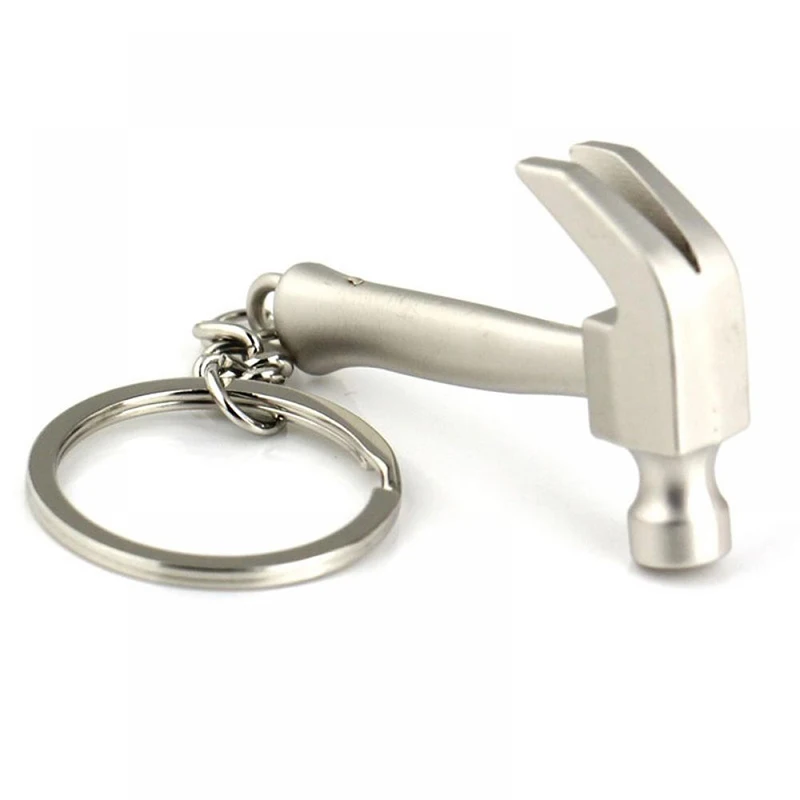 SWDPORT Mini Metal Claw Hammer Hand Tool Alloy Multifunctional Keychain Hammer Tool Creative Silver Roofing Hammer Portable Tool
SWDPORT Mini Metal Claw Hammer Hand Tool Alloy Multifunctional Keychain Hammer Tool Creative Silver Roofing Hammer Portable Tool