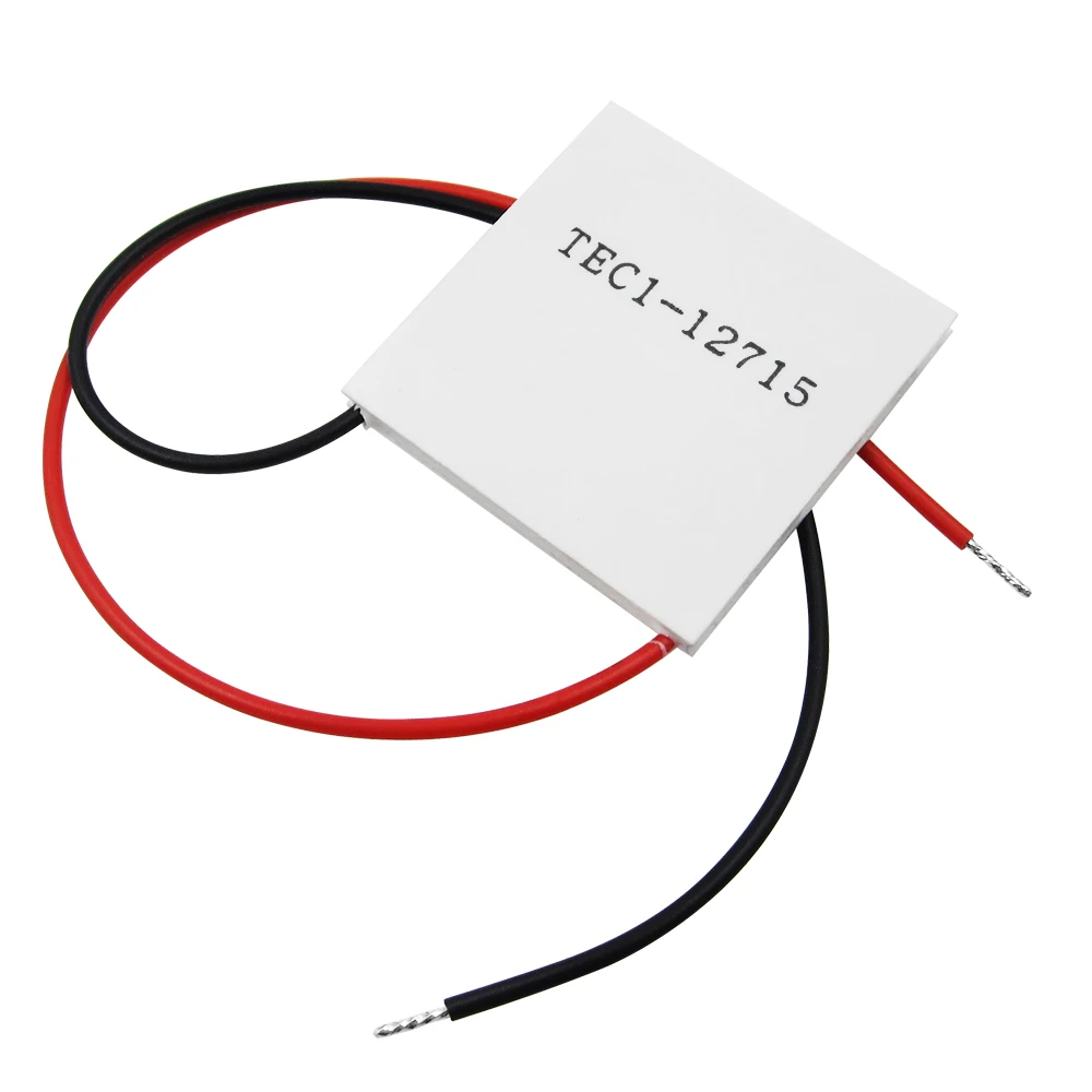 TEC1 12715 136 8 W 12V-15 4 V 15A TEC Термоэлектрический охладитель Пельтье (TEC1-12715) Если вам