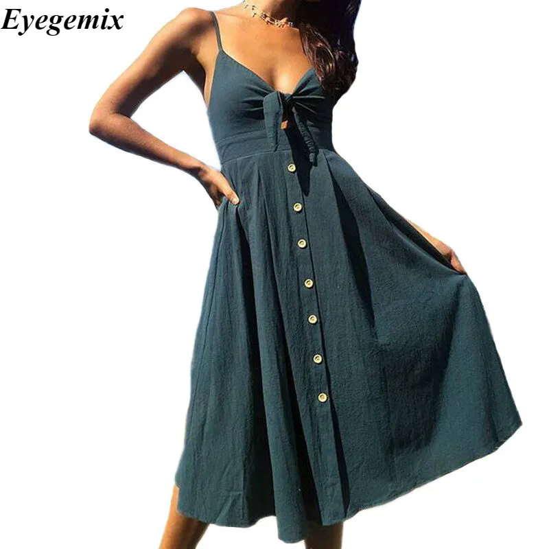 New Beach Summer Dress Women Sexy Bow Backless Polka Dots Print Dress Cotton Deep V Neck Buttons Red White Off Shoulder Dresses
New Beach Summer Dress Women Sexy Bow Backless Polka Dots Print Dress Cotton Deep V Neck Buttons Red White Off Shoulder Dresses