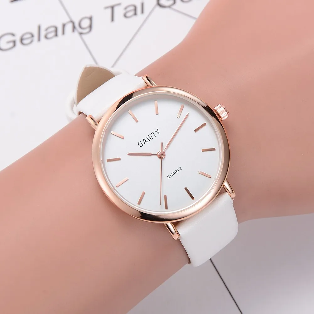 Woman Fashion Leather Band Analog Quartz Round Wrist Watch Watches relogio feminino montre femme 2018 New Arrival
Woman Fashion Leather Band Analog Quartz Round Wrist Watch Watches relogio feminino montre femme 2018 New Arrival