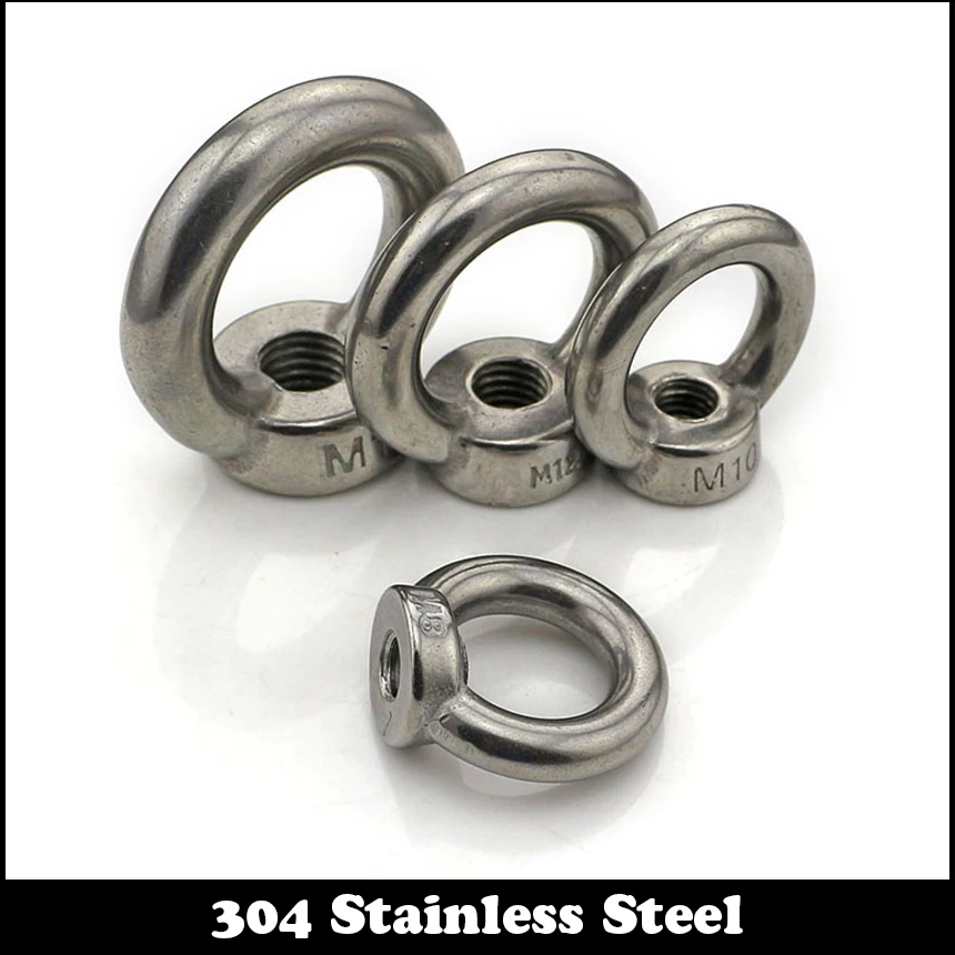 M3 M4 M5 M6 M8 M10 304 Stainless Steel 304SS DIN582 Female Thread Round Ring Lifting Eye Nut
M3 M4 M5 M6 M8 M10 304 Stainless Steel 304SS DIN582 Female Thread Round Ring Lifting Eye Nut