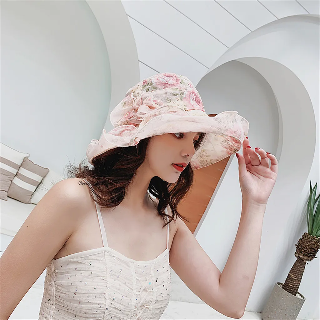 Women's Party Beach hat Organza Church Kentucky Derby Bridal Tea Party Wedding Hat New Summer Female Pink Lace Church Cap#P3
Women's Party Beach hat Organza Church Kentucky Derby Bridal Tea Party Wedding Hat New Summer Female Pink Lace Church Cap#P3