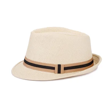 Men's Summer Straw Crochet Fedoras with Two-color strap Curled brim Sunscreen Panama Beach Hat Jazz Grass Yarn Gentleman Vintage
Men's Summer Straw Crochet Fedoras with Two-color strap Curled brim Sunscreen Panama Beach Hat Jazz Grass Yarn Gentleman Vintage
