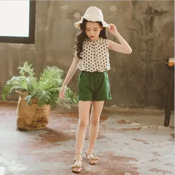 2019 new wholesale girls 2 pcs set vest +shorts fashion summer girls suit 4-9t B537
2019 new wholesale girls 2 pcs set vest +shorts fashion summer girls suit 4-9t B537