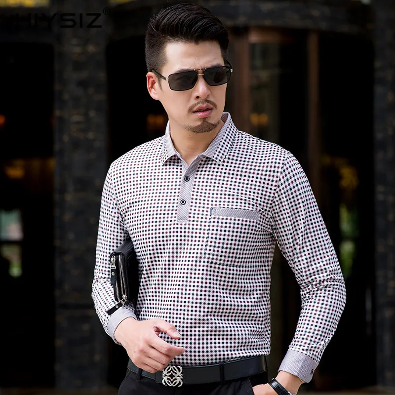 HIYSIZ T-Shirt Men 2019 New Fashion Trend Tops Brand Casual Long Sleeves Streetwear Turn-down Collar Autumn Tshirt For Men LT023
HIYSIZ T-Shirt Men 2019 New Fashion Trend Tops Brand Casual Long Sleeves Streetwear Turn-down Collar Autumn Tshirt For Men LT023