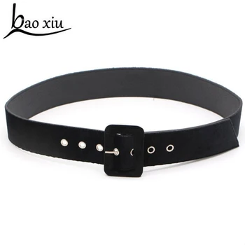 New fashion ladies wide Suede Leather belts black popular vintage fabric women's waist belt casual Long belt dress accessories
New fashion ladies wide Suede Leather belts black popular vintage fabric women's waist belt casual Long belt dress accessories