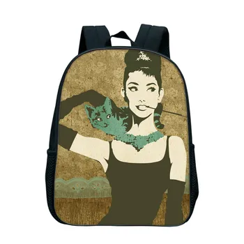 12 Inch Audrey Hepburn Backpacks For Kindergarten Children Boy Girls School Kids Schoolbag Good Quality Student School Gifts
12 Inch Audrey Hepburn Backpacks For Kindergarten Children Boy Girls School Kids Schoolbag Good Quality Student School Gifts