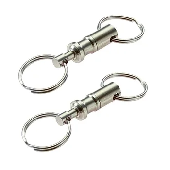 1PC Iron Alloy Quick-release Key Ring Separable Keychain Outdoor Camping Equipment Tourism Detachable Poratable Keychian Tools
1PC Iron Alloy Quick-release Key Ring Separable Keychain Outdoor Camping Equipment Tourism Detachable Poratable Keychian Tools