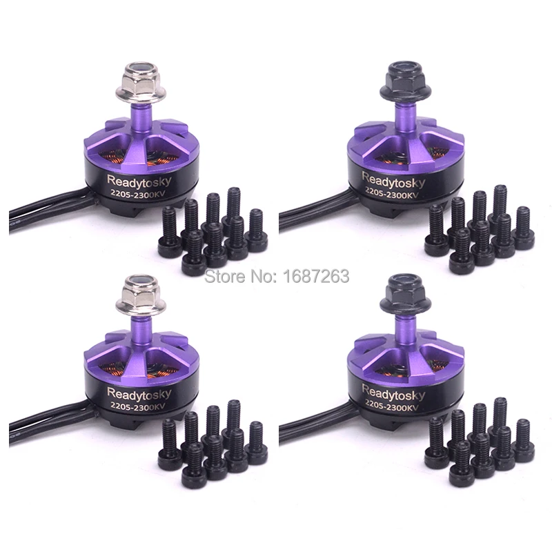 Readytosky 2205 2300KV Brushless Motor 3-4S Brushless Motor CW CCW for Wizard X220 VX210 QAV-X FPV RC Racing Edition Drone
Readytosky 2205 2300KV Brushless Motor 3-4S Brushless Motor CW CCW for Wizard X220 VX210 QAV-X FPV RC Racing Edition Drone