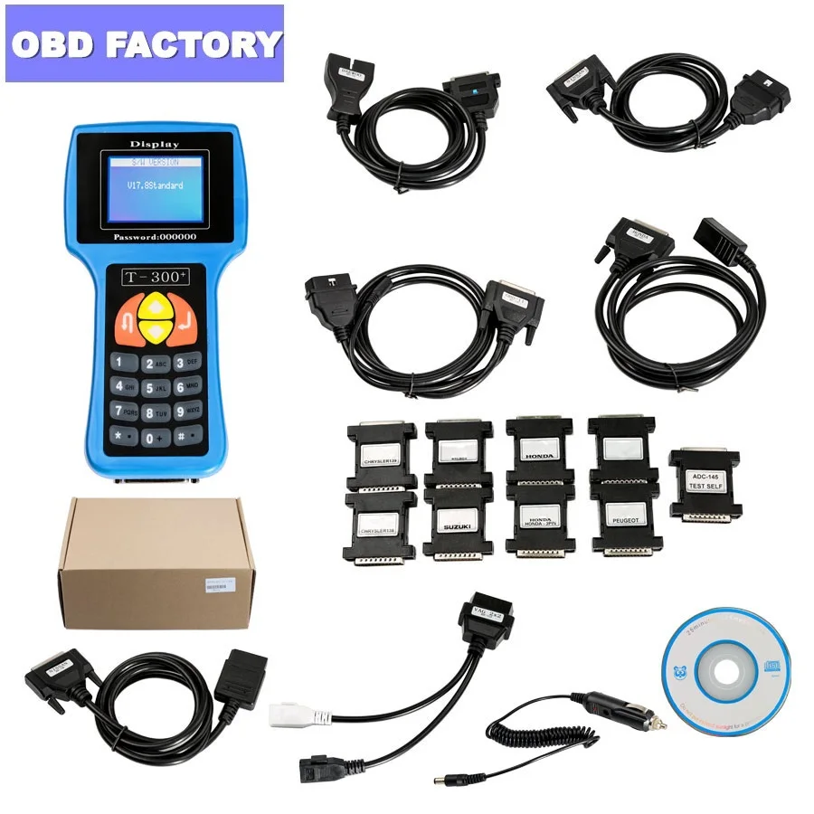 V17.8 English/Spanish T-300 Car Key Programmer T300 Decoder T-Code Key Transponder Key Programmer T 300 Key Copy Tool T-300
V17.8 English/Spanish T-300 Car Key Programmer T300 Decoder T-Code Key Transponder Key Programmer T 300 Key Copy Tool T-300