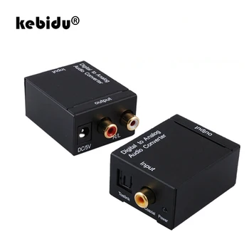 kebidu Digital To Analog Coaxial RCA Audio Converter Adapter Digital Optical Toslink Signal to Analog Audio For Theate
kebidu Digital To Analog Coaxial RCA Audio Converter Adapter Digital Optical Toslink Signal to Analog Audio For Theate