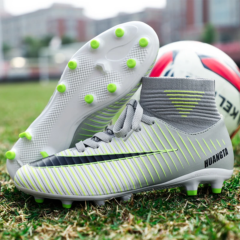 Men Kids Football Boots With Ankle Long Spikes High Top Soccer Shoes for Man Children Sport Cleats Football Sneakers Tf Boots
Men Kids Football Boots With Ankle Long Spikes High Top Soccer Shoes for Man Children Sport Cleats Football Sneakers Tf Boots