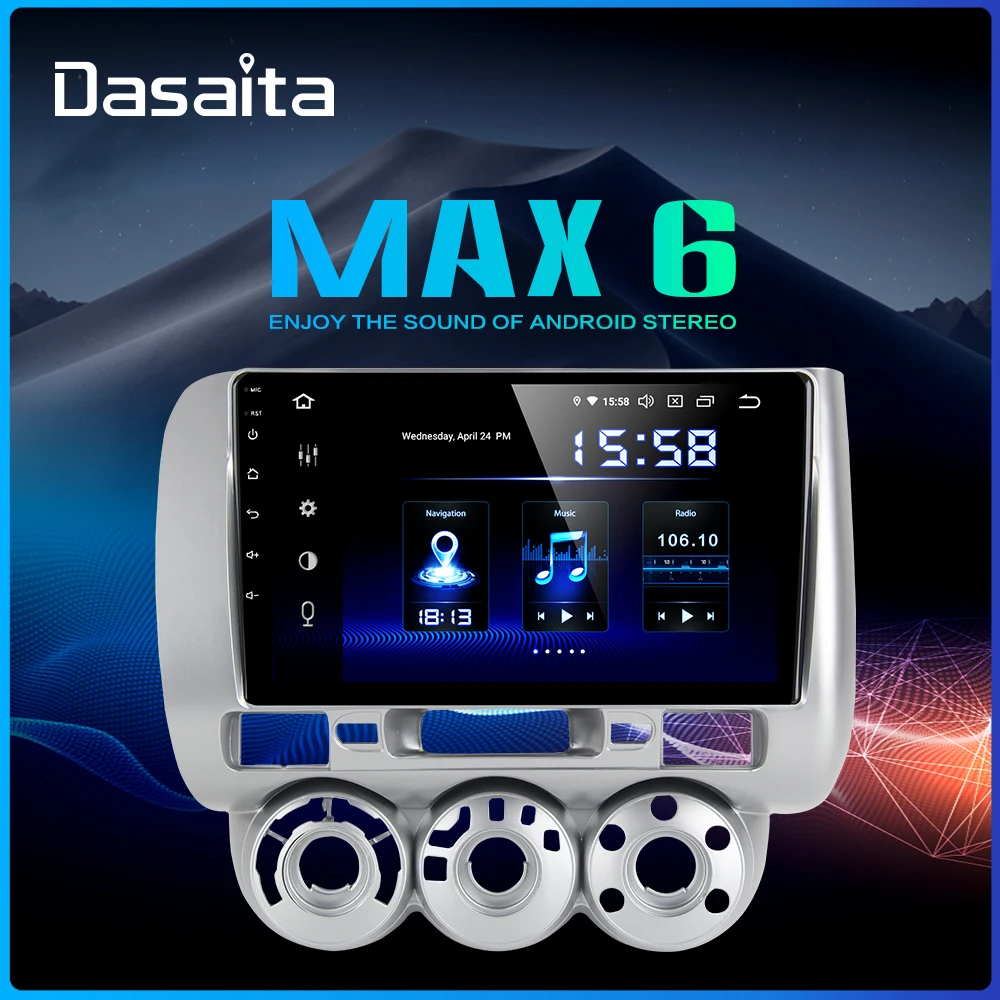 Dasaita 9" DSP Car Radio 1 din Android 9.0 for Honda JAZZ FIT 2004 2005 2006 2007 2008 GPS Navigation 1080P Audio TDA7850 HDMI
Dasaita 9" DSP Car Radio 1 din Android 9.0 for Honda JAZZ FIT 2004 2005 2006 2007 2008 GPS Navigation 1080P Audio TDA7850 HDMI