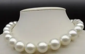 925 silver real natural big Huge 18"12to14mm Natural South Sea genuine white round nuclear pearl necklace AA (09.08)
925 silver real natural big Huge 18"12to14mm Natural South Sea genuine white round nuclear pearl necklace AA (09.08)