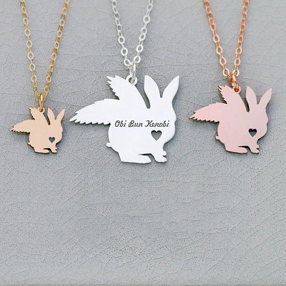 Copper Rabbit Charm Easter Bunny Necklace Engrave Some Lettes Angel Winged Peter Rabbit Gift For Children YP6039
Copper Rabbit Charm Easter Bunny Necklace Engrave Some Lettes Angel Winged Peter Rabbit Gift For Children YP6039