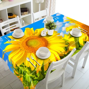 Sunflower table cloth Waterproof Polyester Dustproo Tablecloth rectangular banquet round Table Cover Customized size Pillowcase
Sunflower table cloth Waterproof Polyester Dustproo Tablecloth rectangular banquet round Table Cover Customized size Pillowcase