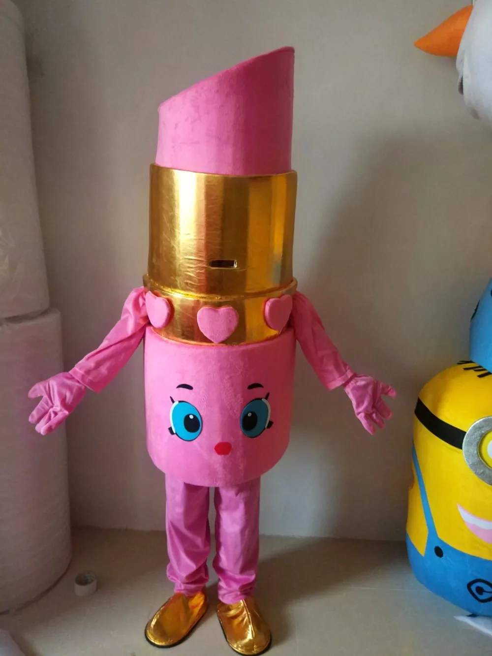 lippy lips Mascot Costume pink lipstick mascot costume from for makeup party with for Halloween party event
lippy lips Mascot Costume pink lipstick mascot costume from for makeup party with for Halloween party event