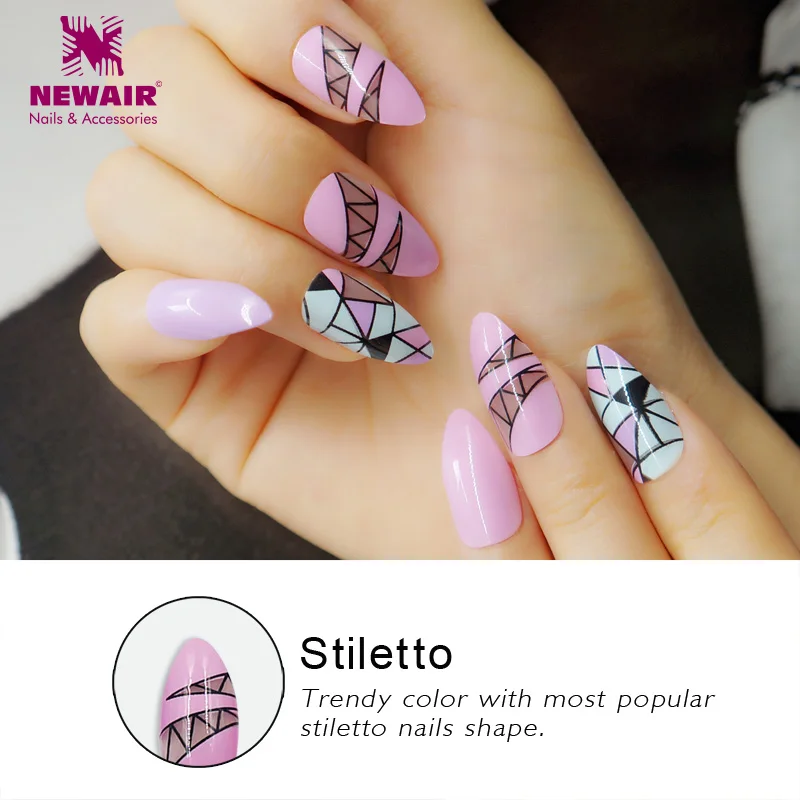 Long Stiletto False Nails Retro 24 Faux Ongles Artificial Nail Tips ABS Full Cover Fake Nails With Designs Unhas High Quality
Long Stiletto False Nails Retro 24 Faux Ongles Artificial Nail Tips ABS Full Cover Fake Nails With Designs Unhas High Quality